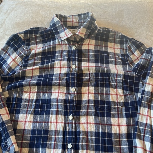 Women’s size small J.Crew flannel shirt. - Picture 6 of 7